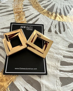 Geometry Double Square Earrings