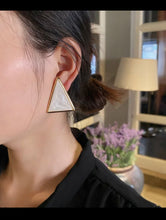 Load image into Gallery viewer, TRIANGLE SHAPED STUD EARRINGS
